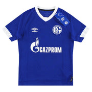 2018-19 Schalke Umbro Heimtrikot *m.Etikett* M.Jungen