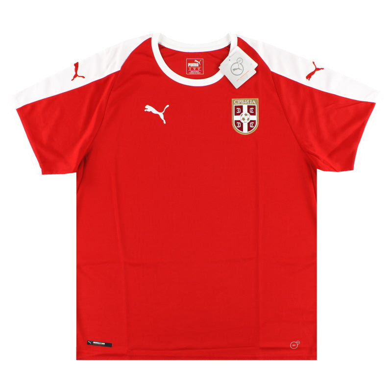 2018-19 Serbien Puma Heim Trikot *m/Etiketten* XL