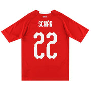 2018-19 Schweiz Puma Heimtrikot Schär #22 S