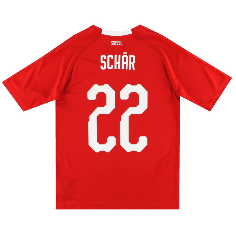 2018-19 Schweiz Puma Heimtrikot Schär #22 S