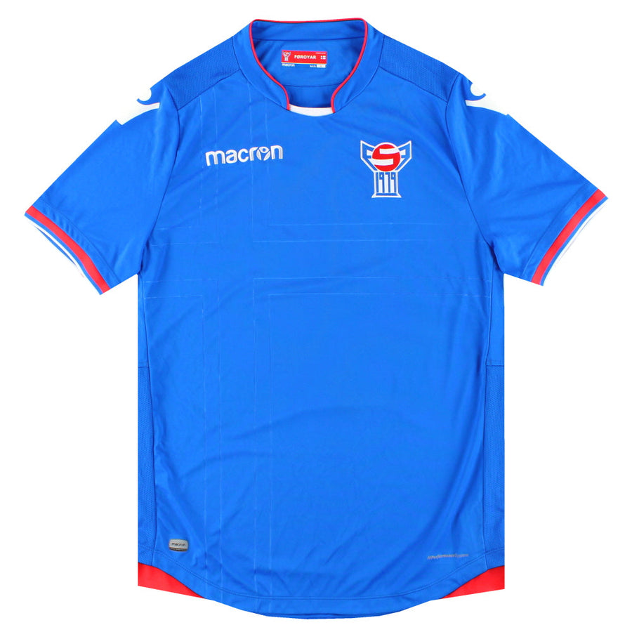 2018-19 Färöer Macron Auswärtstrikot *Neu* XL