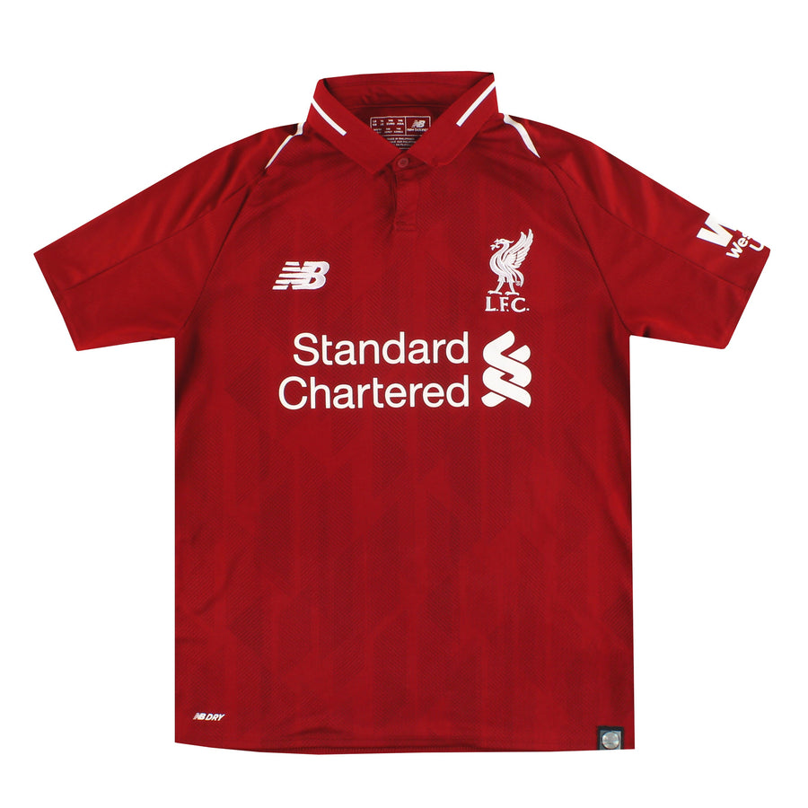 2018-19 Liverpool New Balance Home Shirt L.Boys
