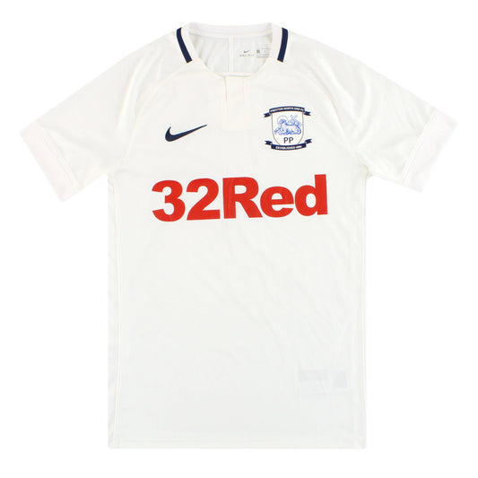2018-19 Preston North End Nike Home Shirt S