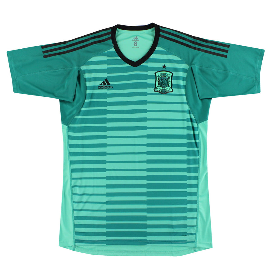 2018-19 Spanien adidas Authentic Torwarttrikot L