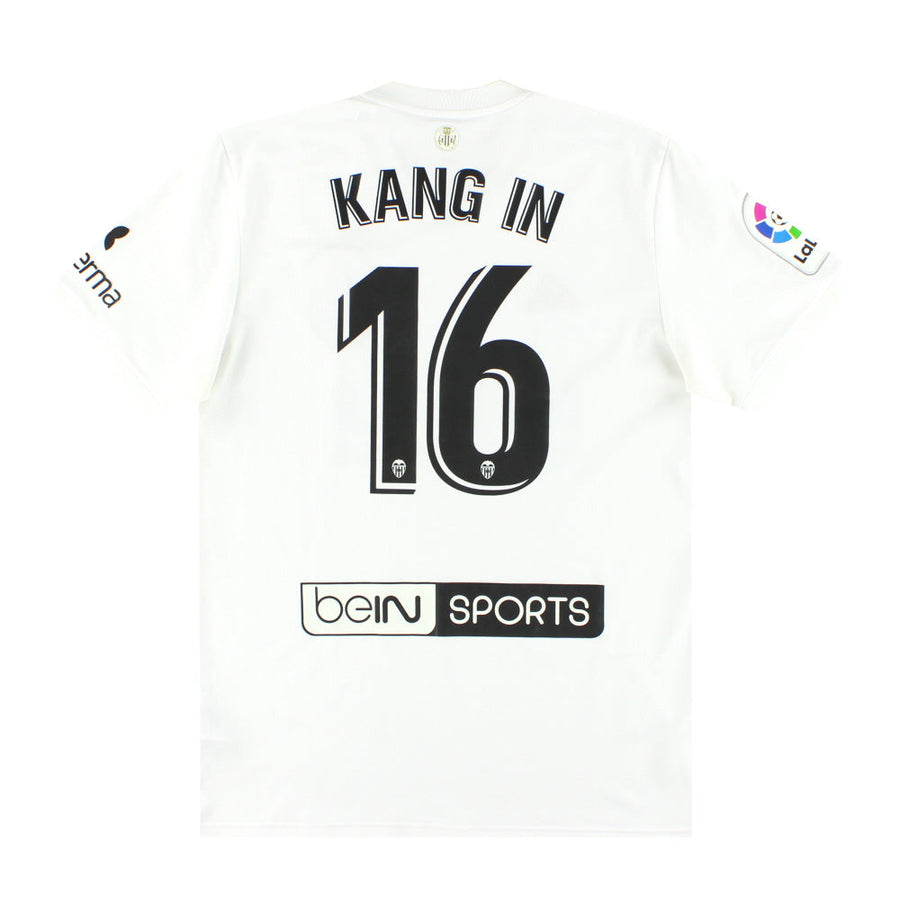 2018-19 Valencia adidas Centenary Home Trikot Kang In #16 M