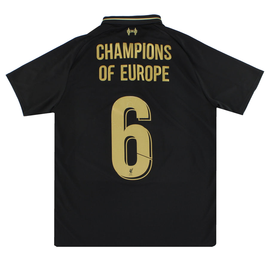 2018-19 Liverpool New Balance 'Special Edition' Shirt Champions #6 L