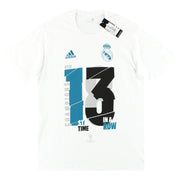 2018 Real Madrid adidas 13. Champions T-Shirt *OVP* L