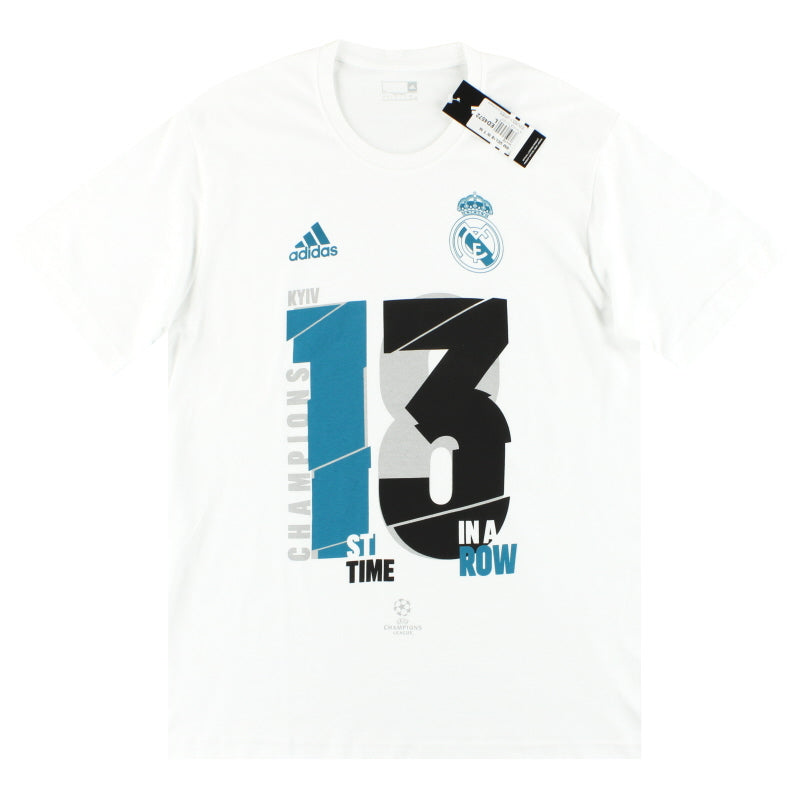 2018 Real Madrid adidas 13. Champions T-Shirt *OVP* L