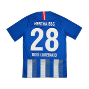 2018/19 Hertha Berlin Dodi Lukebakio #28 Heim Trikot (S) Nike
