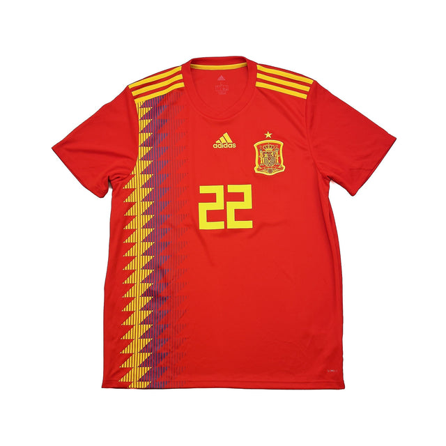 2018/19 Spain Isco #22 Home Shirt (L) Adidas