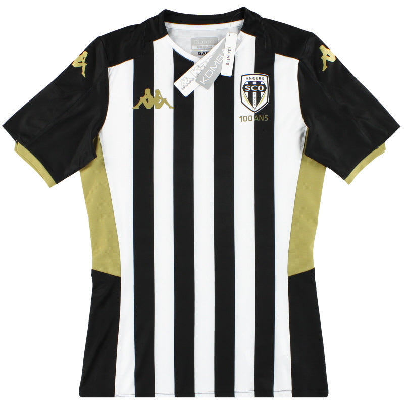 2019-20 Angers Kappa Kombat Centenary Heimtrikot *mit Etiketten* M
