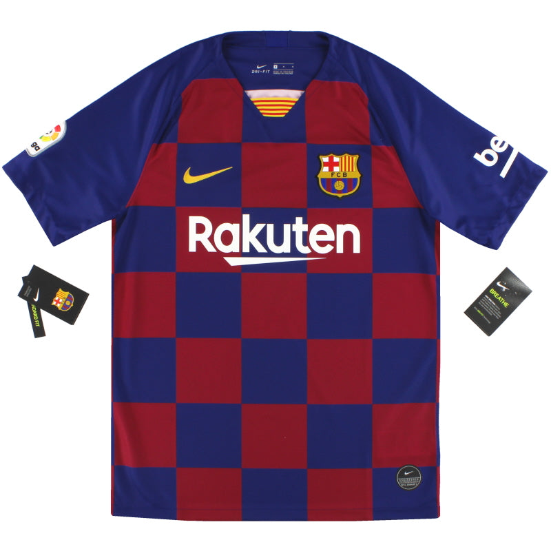 2019-20 Barcelona Nike Heimtrikot *m/Etiketten* M