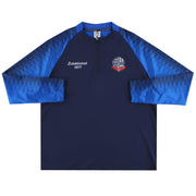2019-20 Bolton Gegründet 1877 1/4 Zip Trainingsoberteil XXL