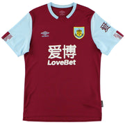 2019-20 Burnley Umbro Heimtrikot L