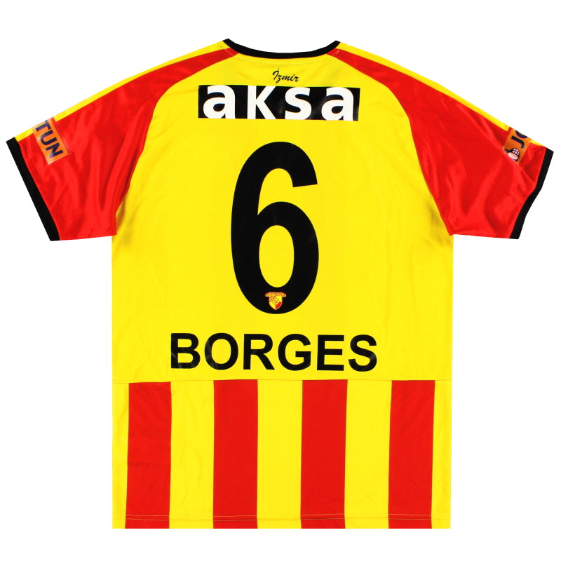 2019-20 Göztepe Puma Player Issue Heimtrikot Borges #6 *Neuwertig* M