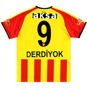 2019-20 Göztepe Puma Player Issue Heimtrikot Derdiyok #9 *Neuwertig* L
