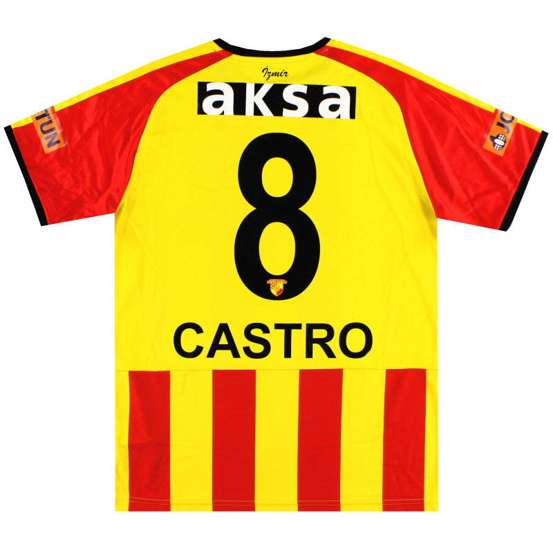 2019-20 Göztepe Puma Player Issue Heimtrikot Castro #8 *Neuwertig* M