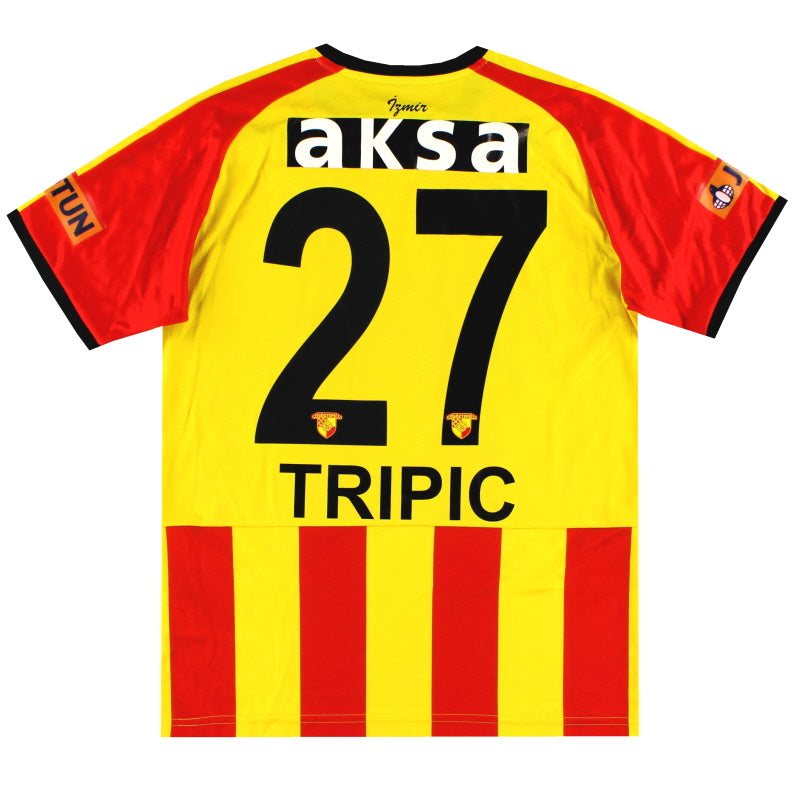 2019-20 Göztepe Puma Player Issue Heimtrikot Tripic Nr. 27 *Neuwertig* S