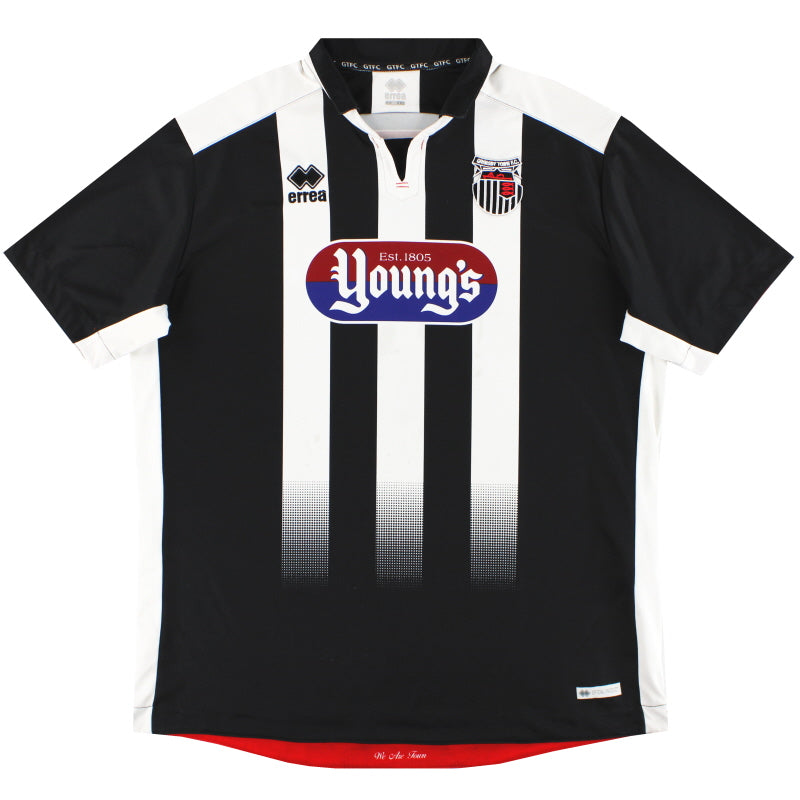 2019-20 Grimsby Town Macron Heimtrikot XXXL