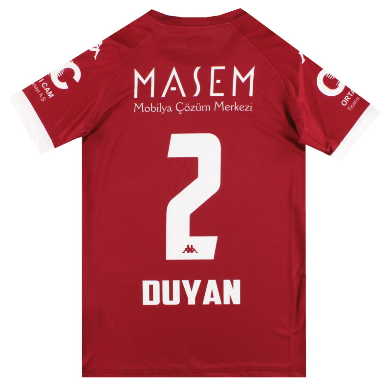 2019-20 Inegolspor Player Issue Heimtrikot Duyan #2 *Neuwertig* M