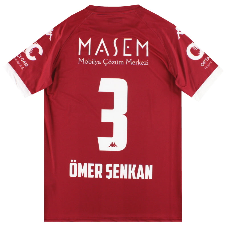 2019-20 Inegolspor Player Issue Heimtrikot Omer Senkan #3 *Neuwertig* L