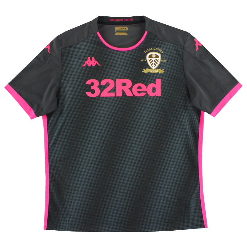 2019-20 Leeds Kappa Auswärtstrikot hundertjähriges Jubiläum M