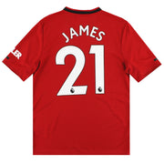 2019-20 Manchester United adidas Heimtrikot James #21 *Neuwertig* XL.Knaben