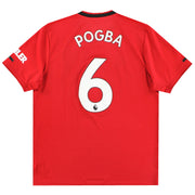 2019-20 Manchester United adidas Heimtrikot Pogba #6 L