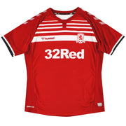 2019-20 Middlesbrough Hummel Heimtrikot *Neuwertig* M
