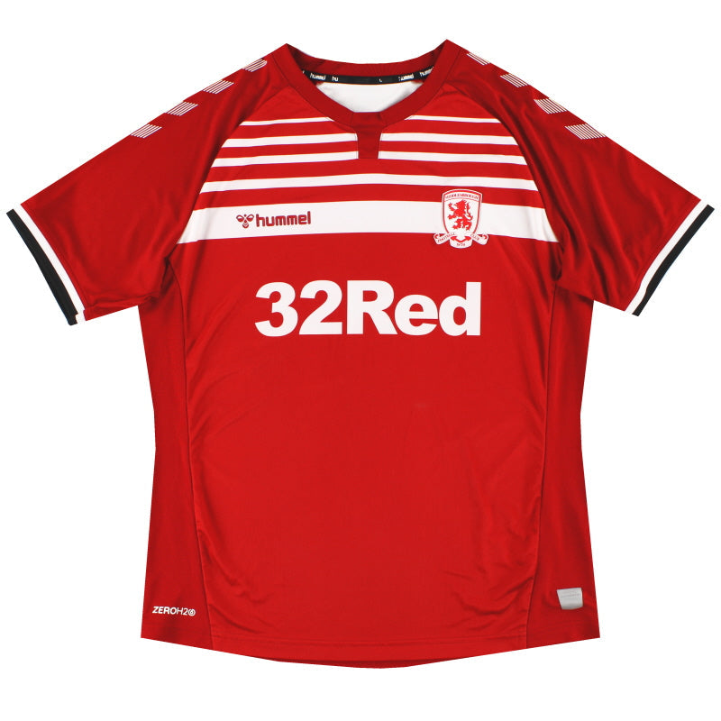 2019-20 Middlesbrough Hummel Heimtrikot *Neuwertig* M