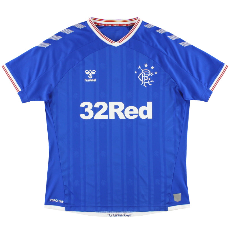 2019-20 Rangers Hummel Heimtrikot *Neuwertig* L