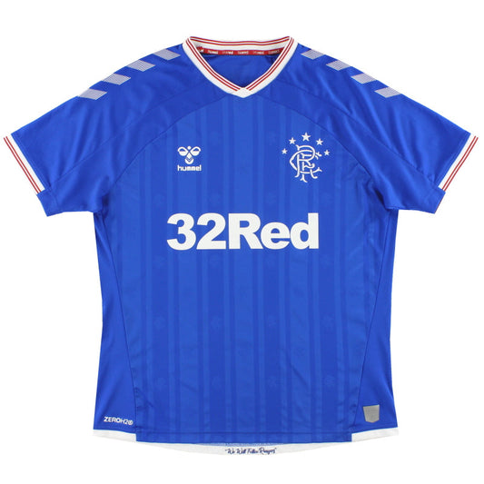 2019-20 Rangers Hummel Home Shirt L