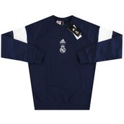 2019-20 Real Madrid adidas Rundhalspullover *m/Etiketten* Jugend XS