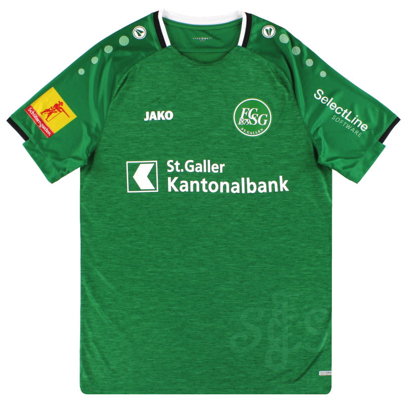 2019-20 St. Gallen Jako Heimtrikot *Neuwertig* M