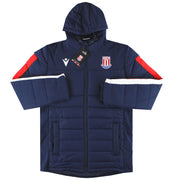 2019-20 Stoke City Macron Stadium Jacket *neu mit Etikett* M