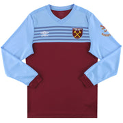 2019-20 West Ham Umbro Heimtrikot Langarm S