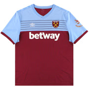 2019-20 West Ham Umbro Heimtrikot *Neuwertig* M