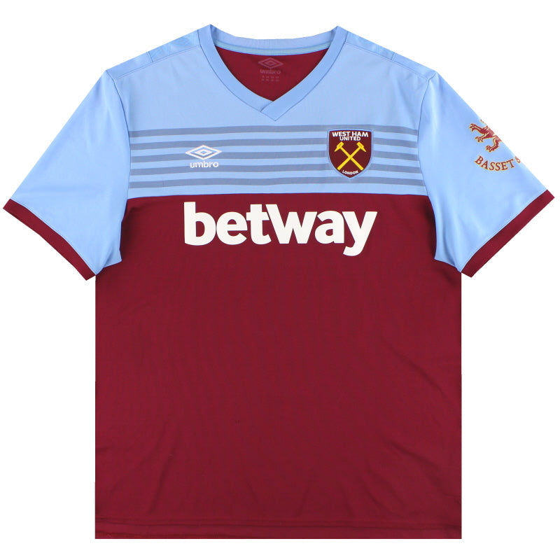 2019-20 West Ham Umbro Heimtrikot *Neuwertig* M