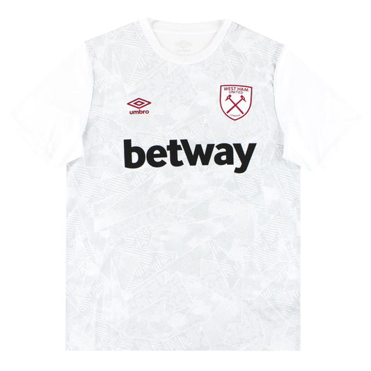 2019-20 West Ham Umbro Warm Up Shirt *As New* L