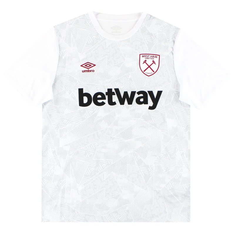 2019-20 West Ham Umbro Aufwärmshirt *Neuwertig* L