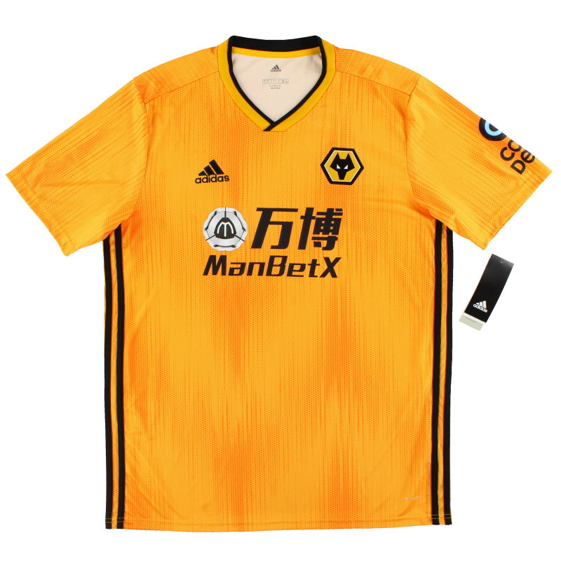 2019-20 Wolves adidas Heimtrikot *m/Etikett* M