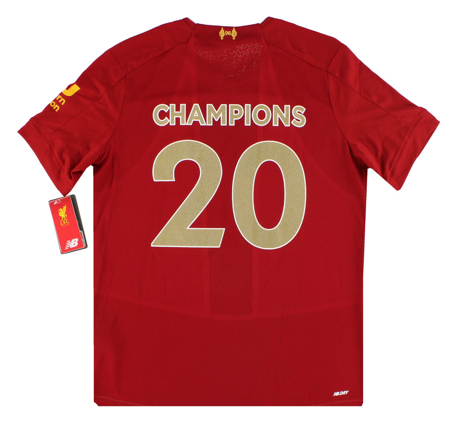 2019-20 Liverpool New Balance Home Shirt Champions #20 *w/tags* M