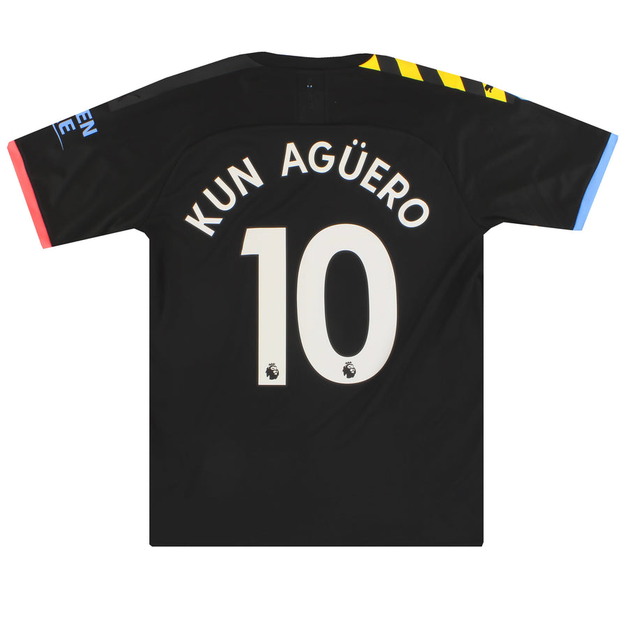 2019-20 Manchester City Puma Auswärtstrikot „125 Jahre“ Kun Aguero #10 *mit Etiketten* L