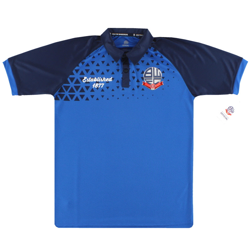 2019 Bolton Gegründet 1877 Polo-Shirt *BNIB* XL.Jungen
