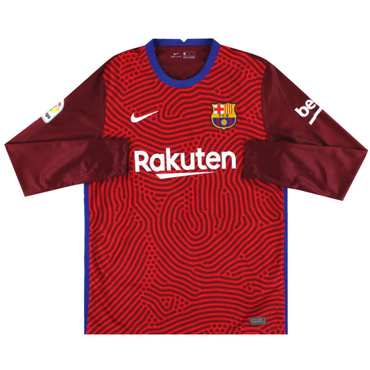 2020-21 Barcelona Nike Goalkeeper Shirt *Mint* L