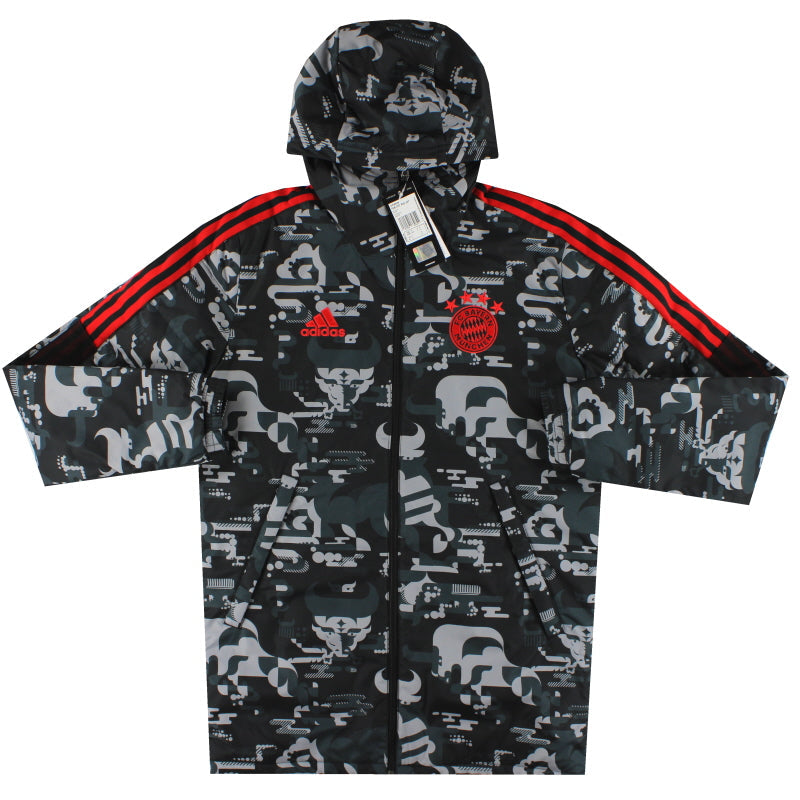 2020-21 FC Bayern München adidas CNY Gepolsterter Bench Coat *m. Etiketten* XS