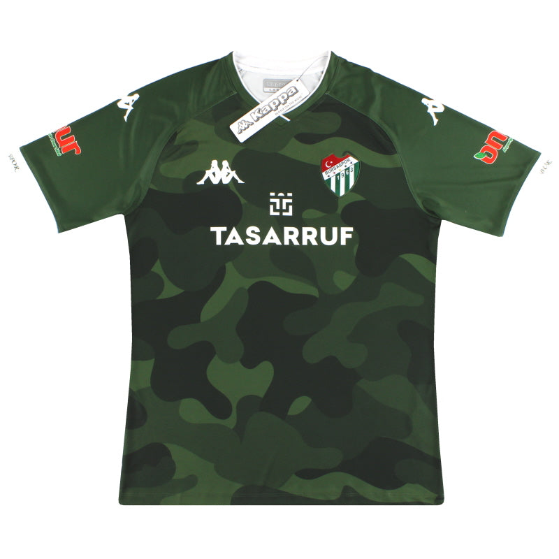 2020-21 Bursaspor Kappa Auswärtstrikot *Neu mit Etiketten* XL