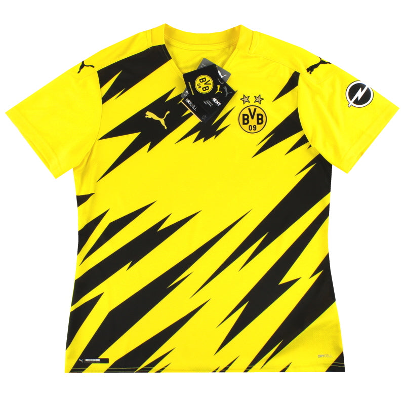 2020-21 Borussia Dortmund Puma Heimtrikot Damen *Neu mit Etikett* XS