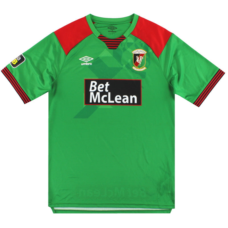 2020-21 Glentoran Umbro Heimtrikot *Neuware* S