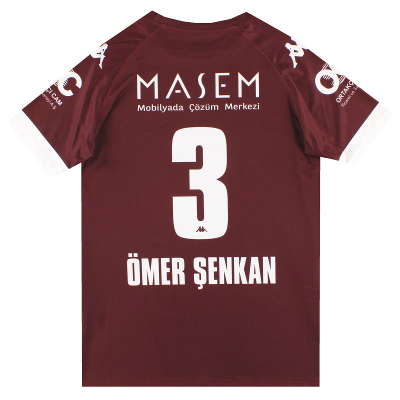 2020-21 Inegolspor Player Issue Heimtrikot Omer Senkan #2 *Neuwertig* L